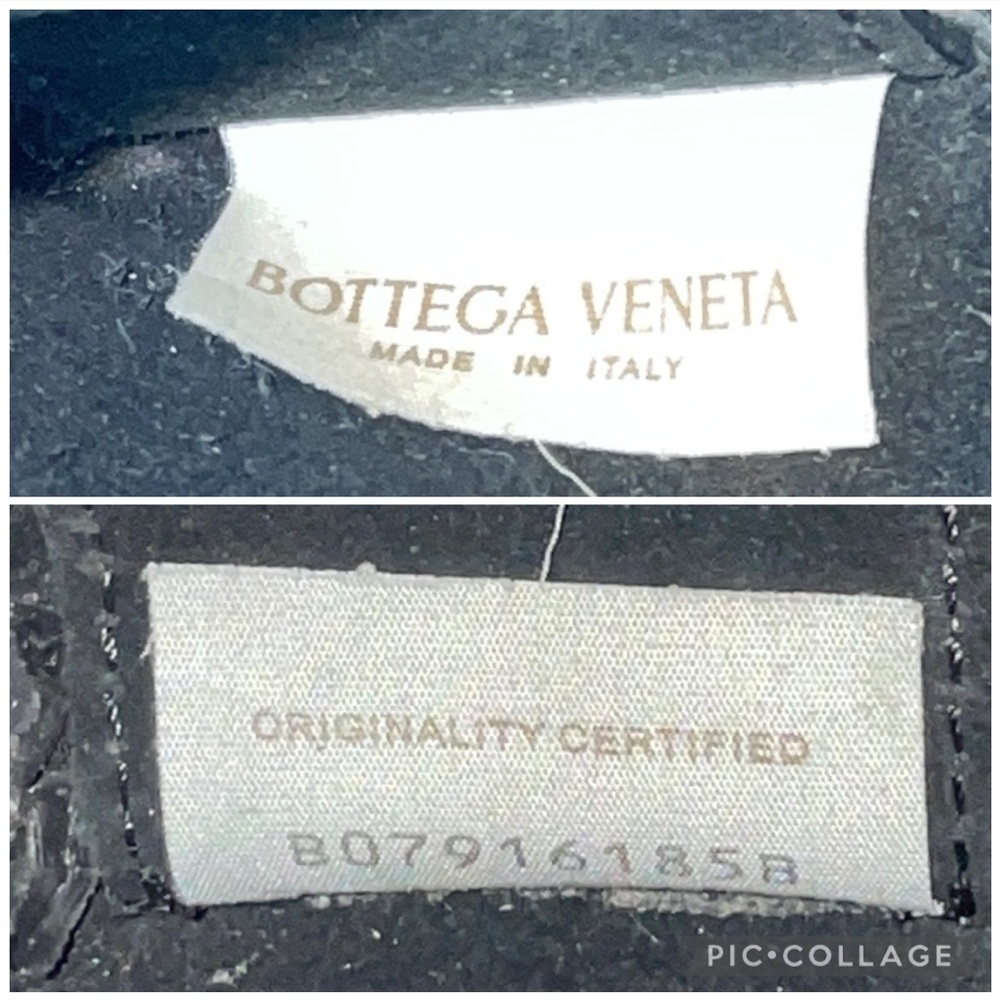 Bottega Veneta Leather Cradle Flap Small Shoulder Hand Bag Purse in Black - Picture 16 of 17